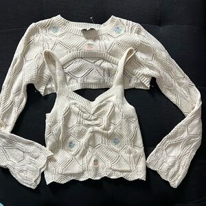 Two pieces sweater New Small